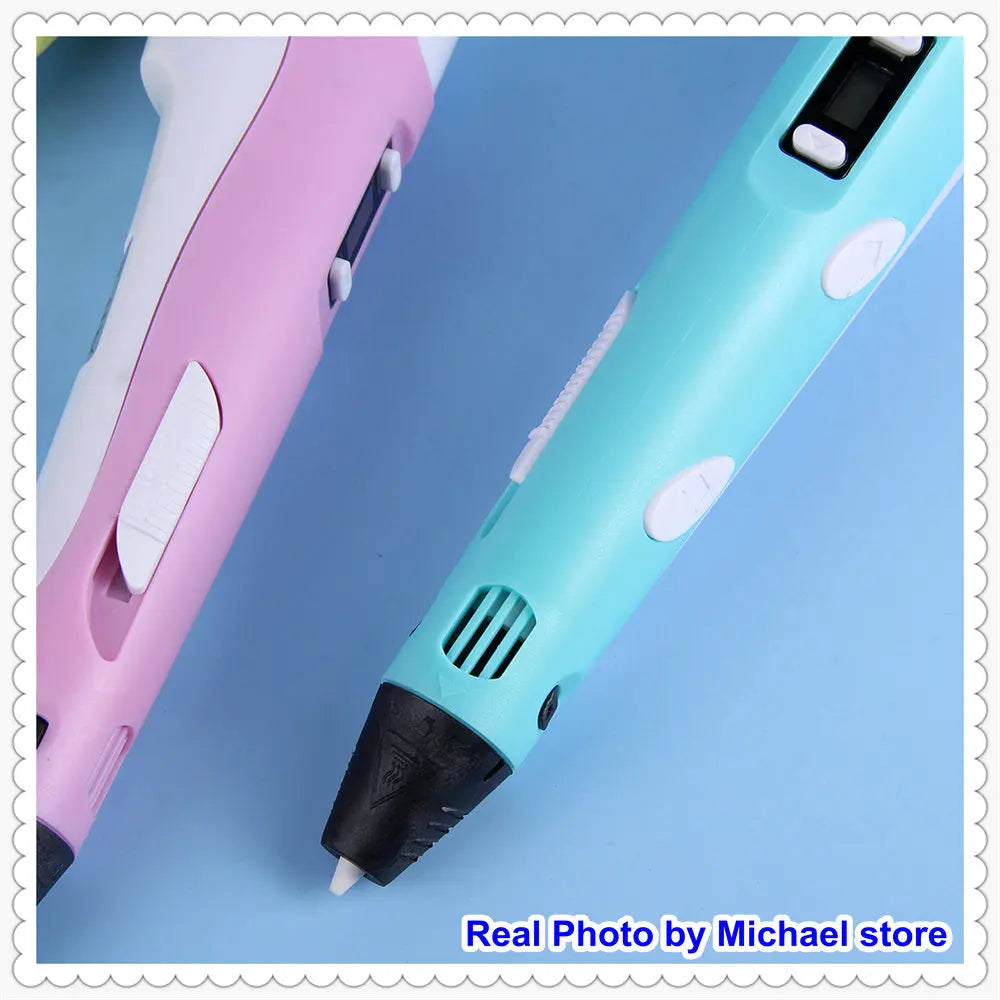 3D Drawing Printing Pen with LCD Screen