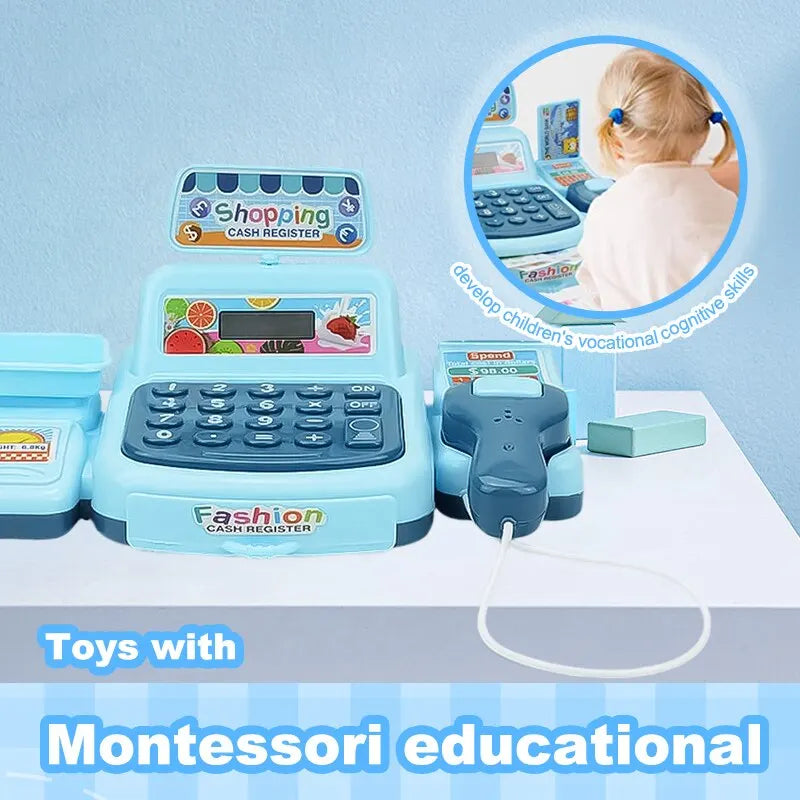 Simulation Shopping Cash House Toy