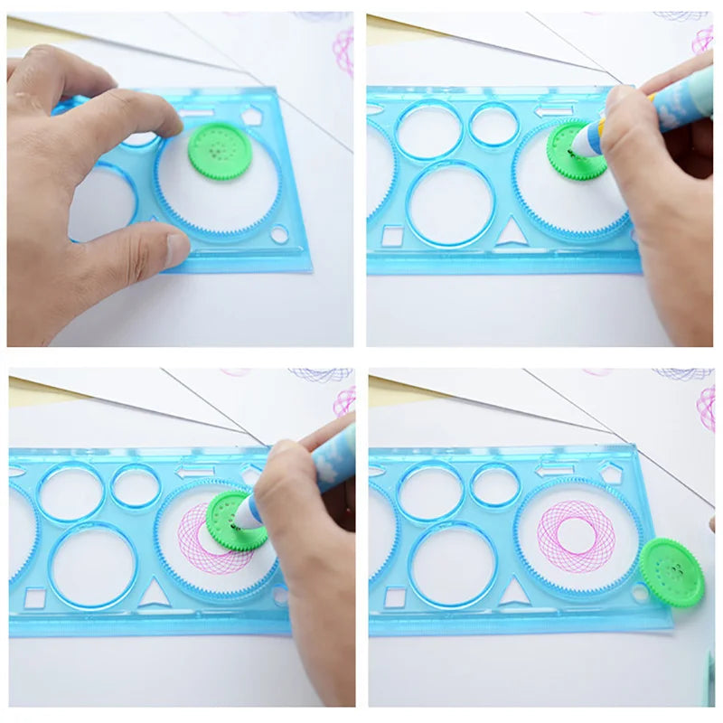 Geometry Spirograph Drawing Stencils
