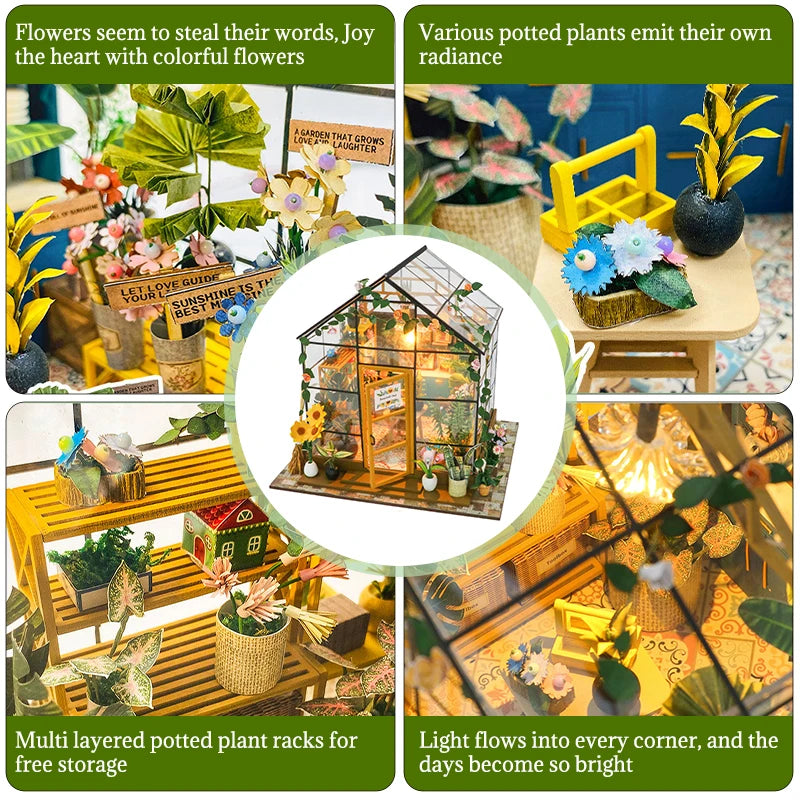 Doll Flower House Handmade Kit