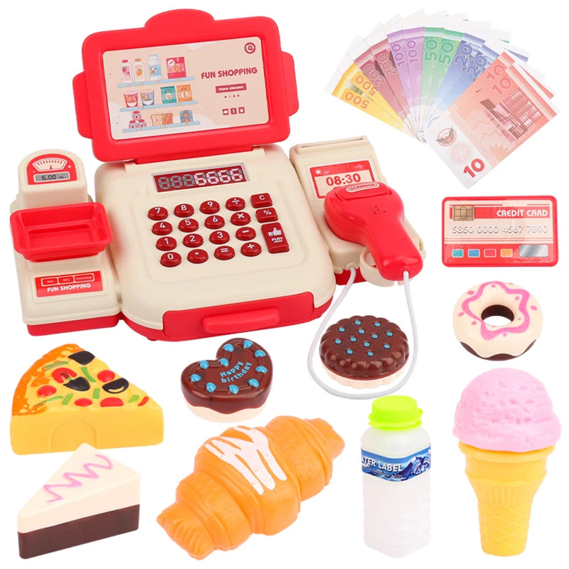 Simulation Shopping Cash House Toy
