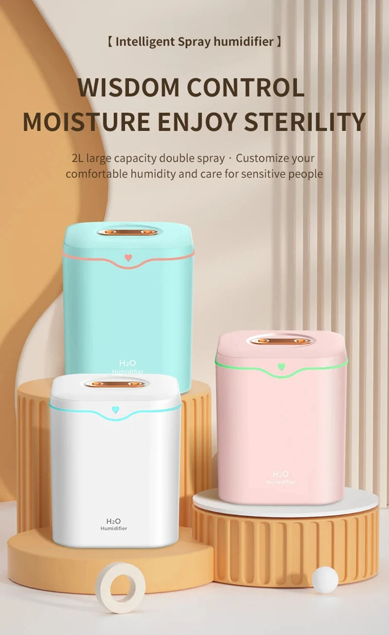 Humidifier Silent Double Spray 2000ml