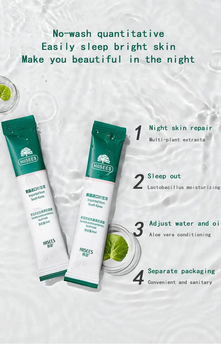 30pcs Centella Collagen Sleeping Facial Masks