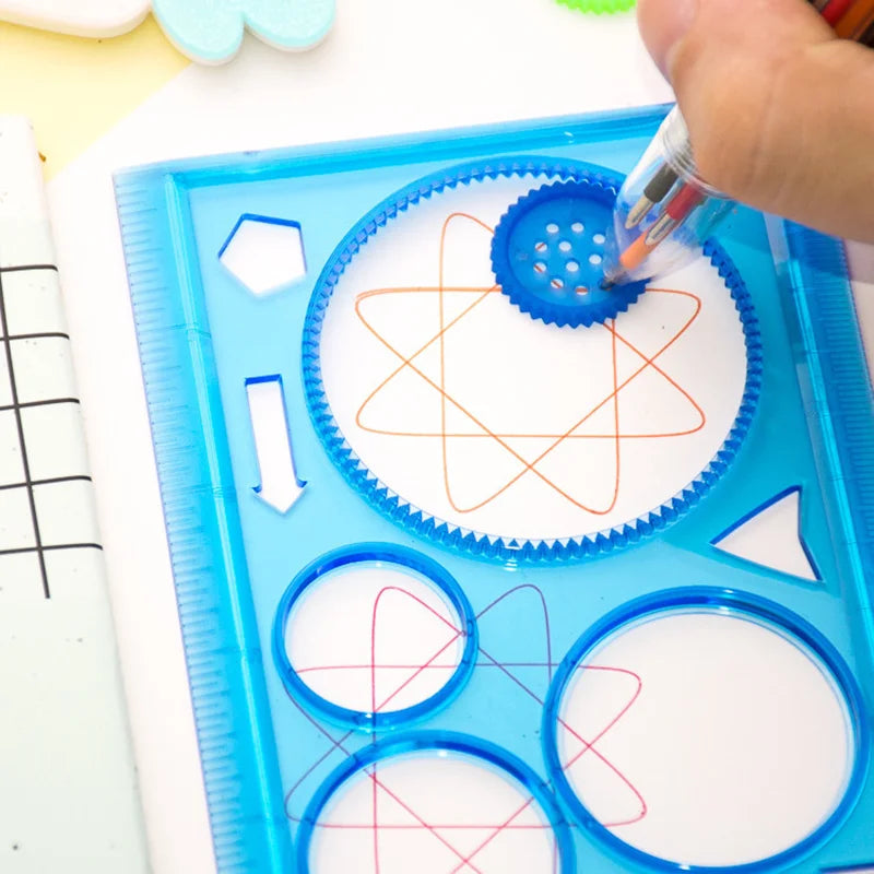 Geometry Spirograph Drawing Stencils