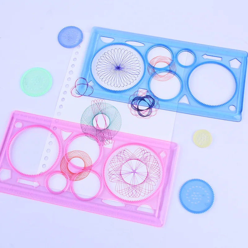 Geometry Spirograph Drawing Stencils