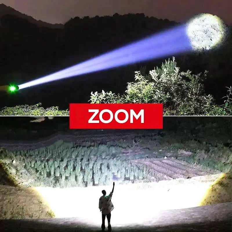 High Power LED Flashlights Built-in battery - USB Rechargeable