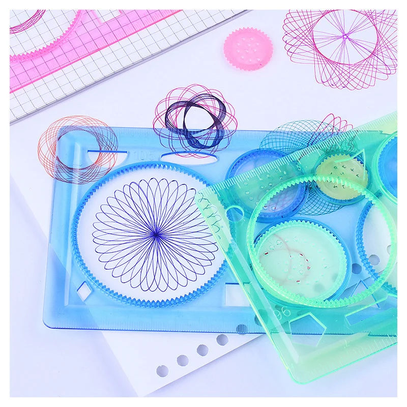 Geometry Spirograph Drawing Stencils