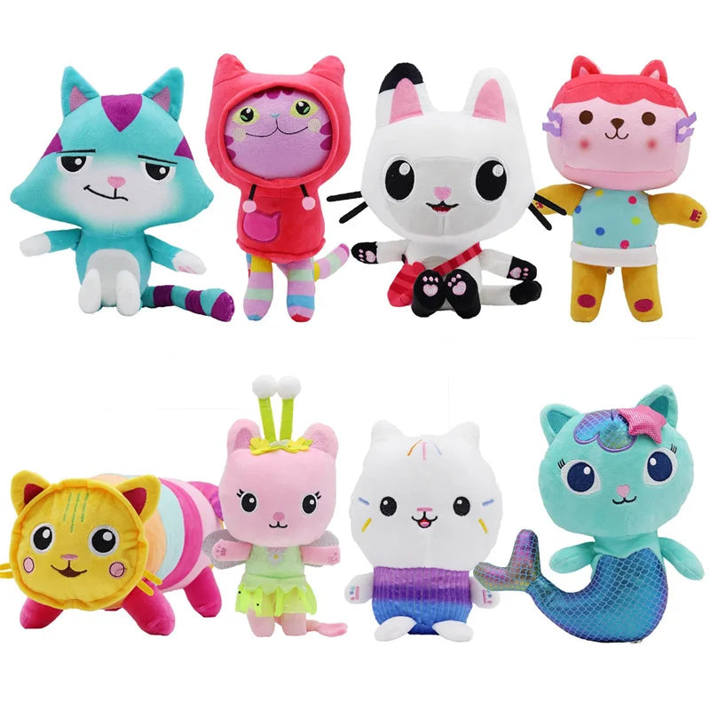 Newest 8 Stlyes Gabby Dollhouse Plush Toy