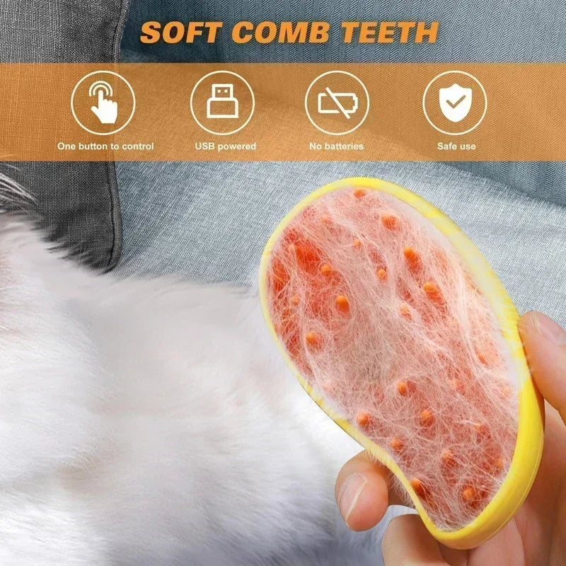 3 in 1 Pet Brush Cat Steam Brush Comb Dog Brush Electric Spray Cat Hair Brushes Massage Pet Grooming Hair Removal Combs