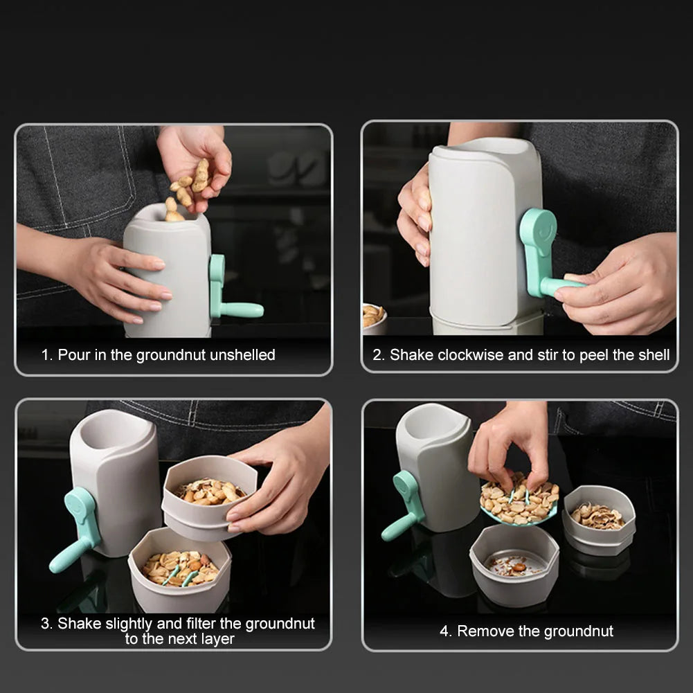 Automatic-Peanut Sheller - Food-Grade Peanut Peeler