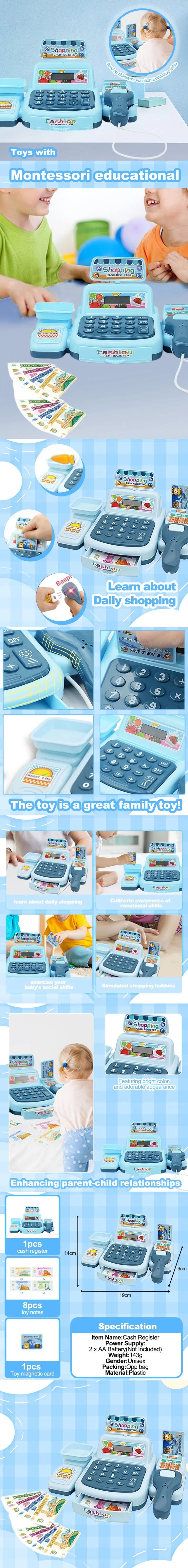 Simulation Shopping Cash House Toy