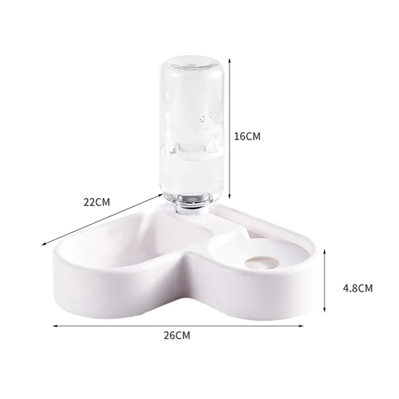 Automatic Drinking Love Pet Bowl - Moisture-proof