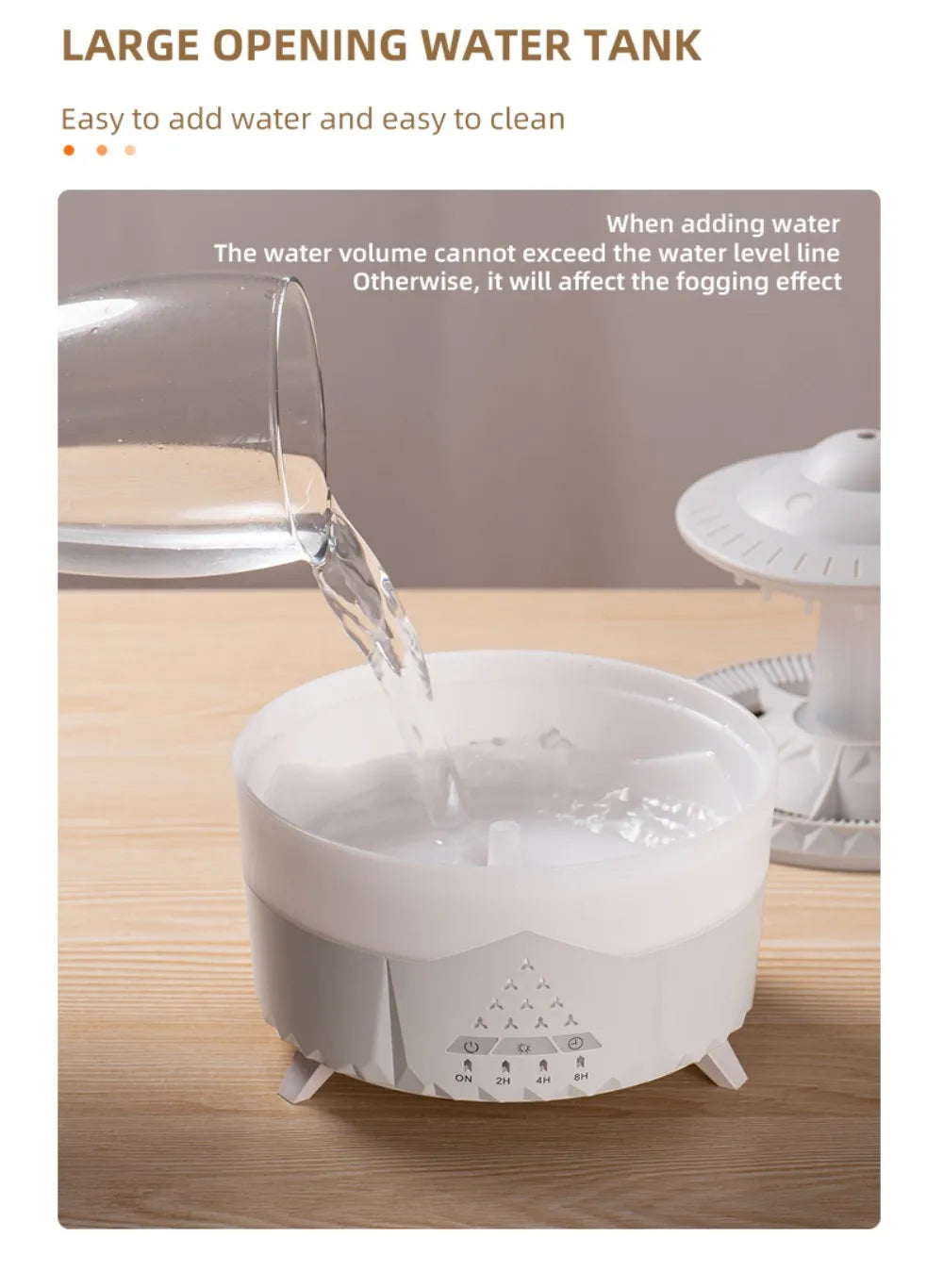 UFO Night Light Humidifier Colorful LED Lights - Essential Oil Aroma Diffuser