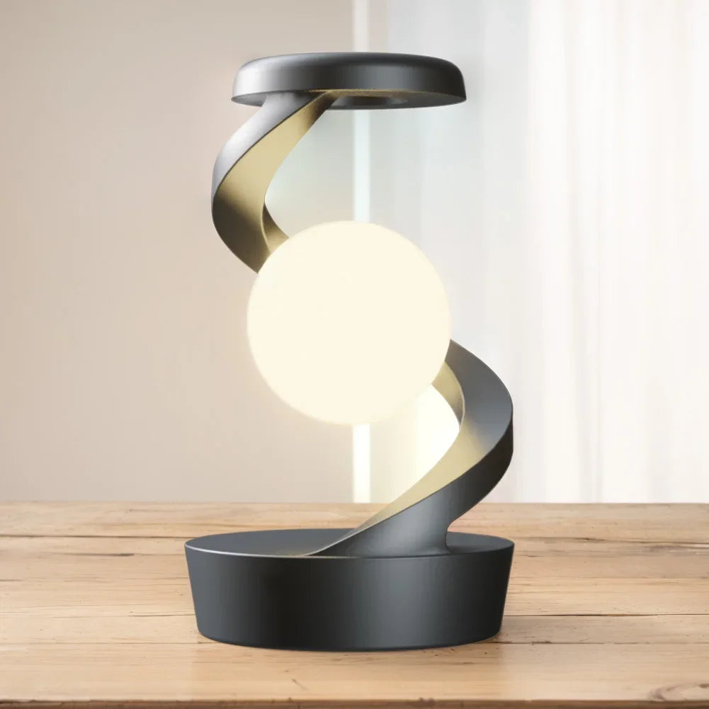 3D Levitating Ball Lamp with Wireless Phone Charger