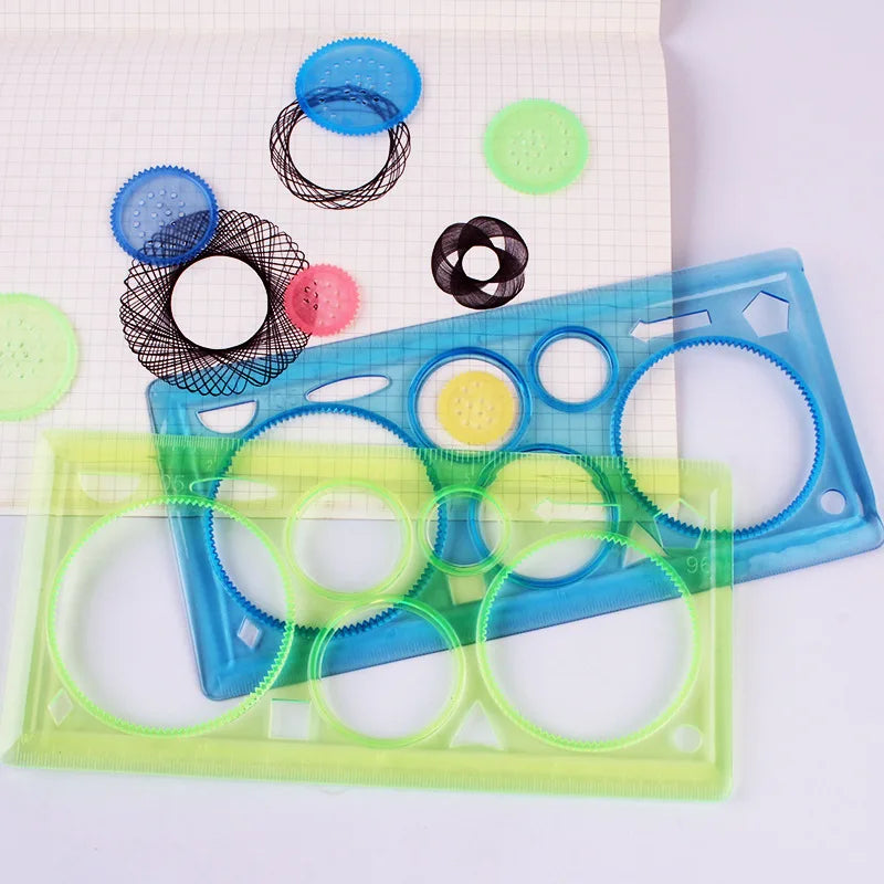 Geometry Spirograph Drawing Stencils