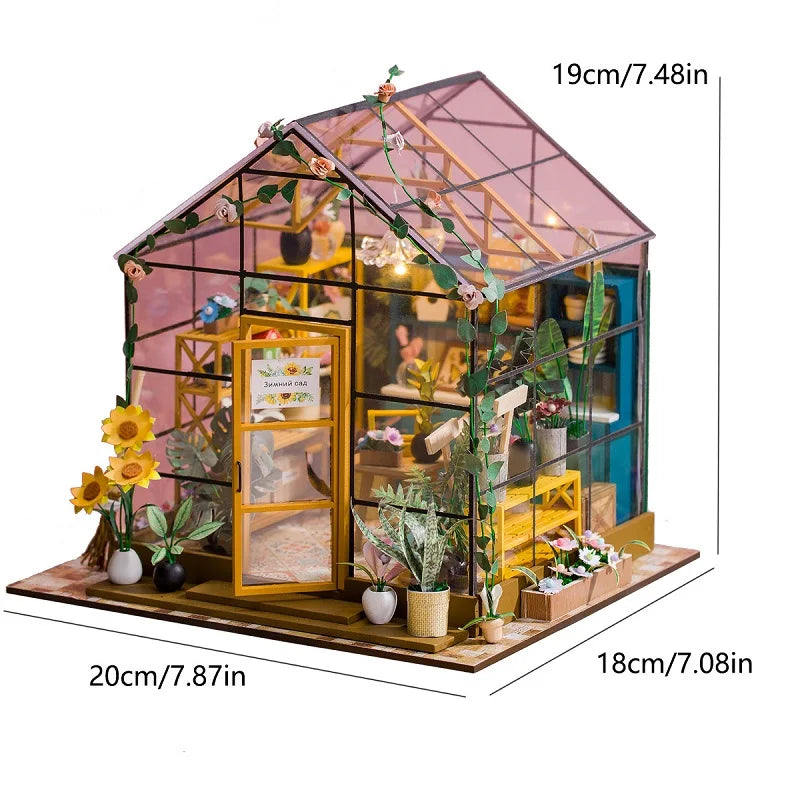 Doll Flower House Handmade Kit