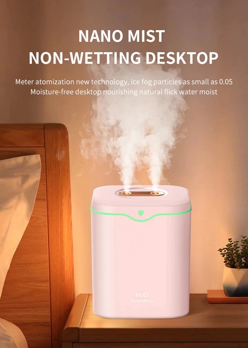 Humidifier Silent Double Spray 2000ml