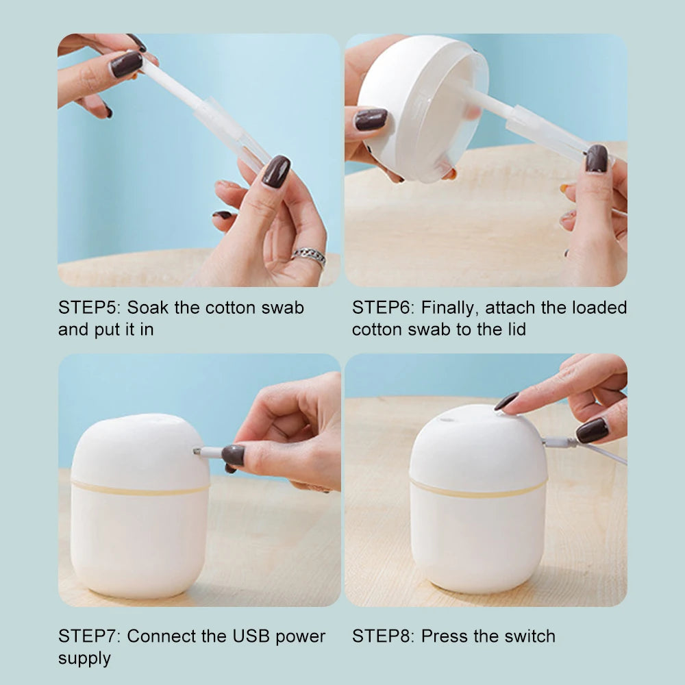 Mini Portable Water Drop Air Humidifier
