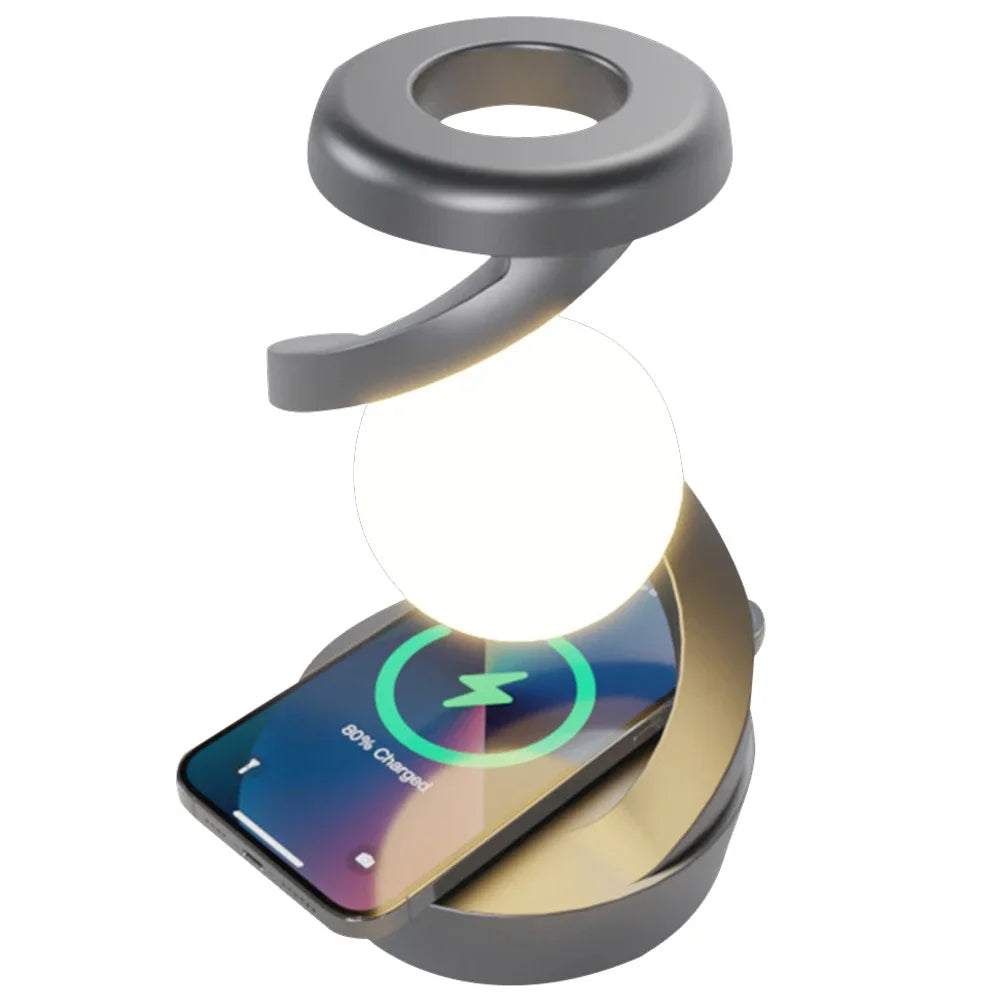3D Levitating Ball Lamp with Wireless Phone Charger