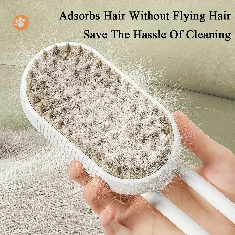 3 in 1 Pet Brush Cat Steam Brush Comb Dog Brush Electric Spray Cat Hair Brushes Massage Pet Grooming Hair Removal Combs