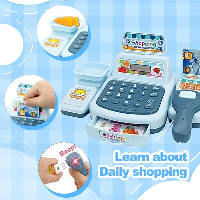 Simulation Shopping Cash House Toy