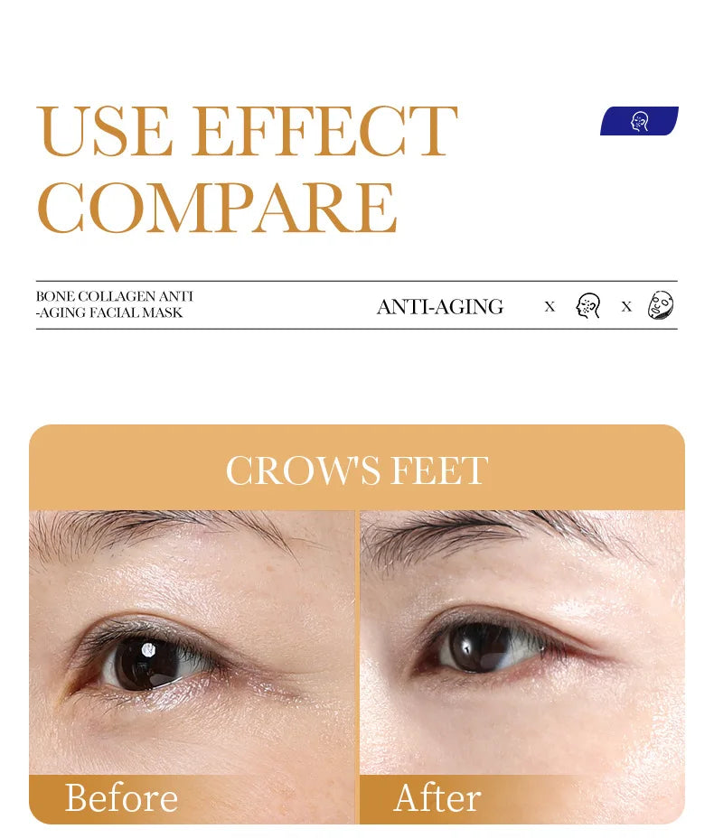10pcs Anti-wrinkle Collagen Face Mask
