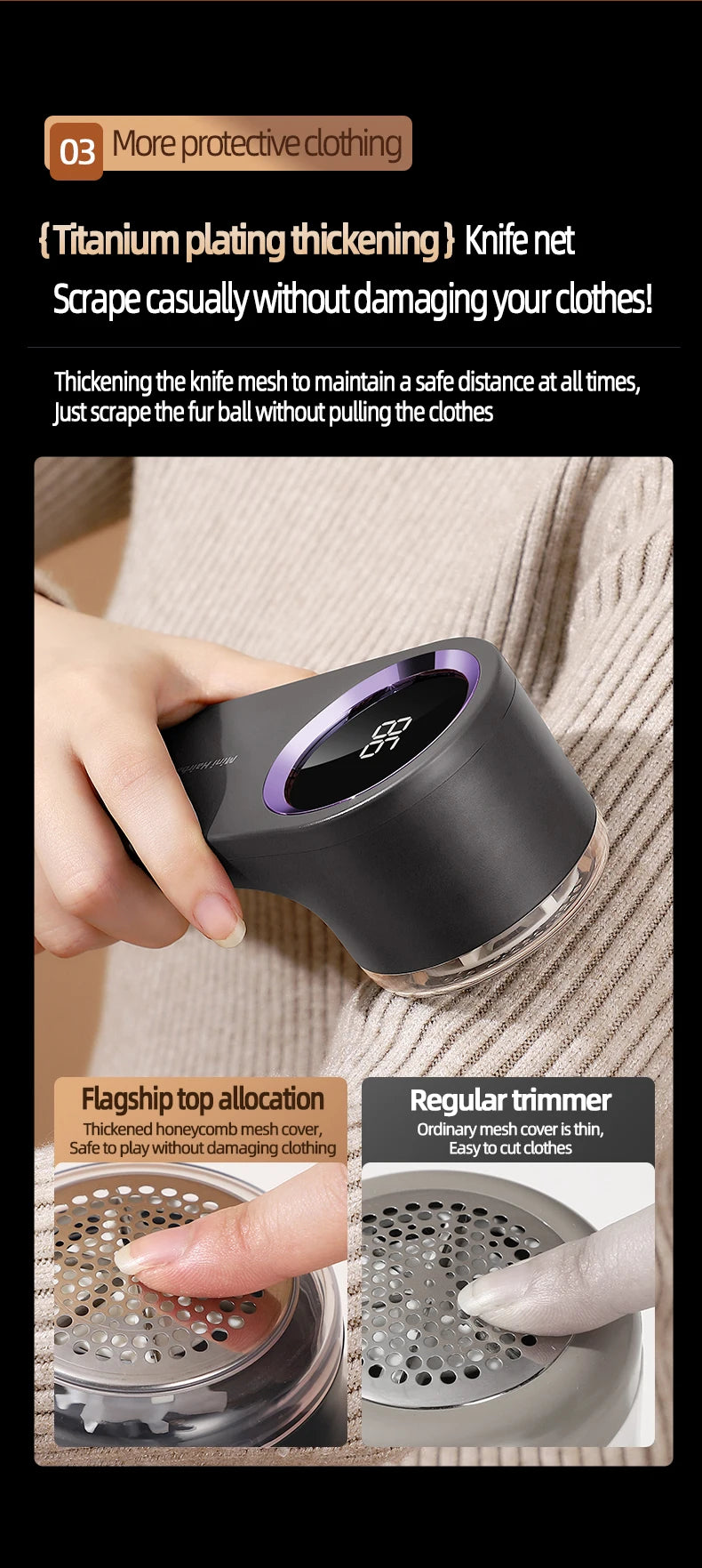 Lint Remover USB Charging Electric Pellet Machine