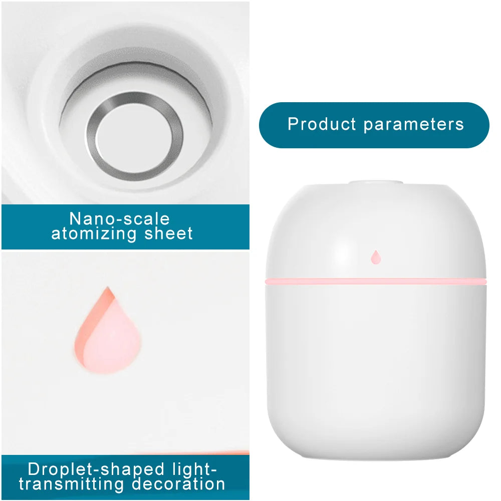Mini Portable Water Drop Air Humidifier