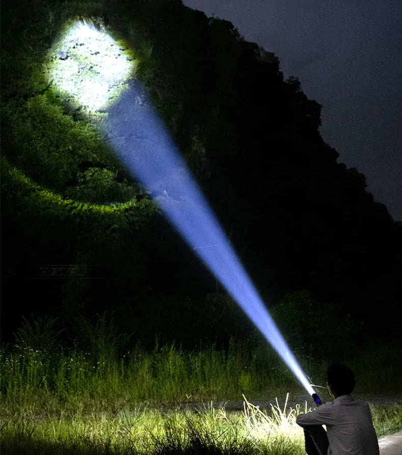 High Power LED Flashlights Built-in battery - USB Rechargeable