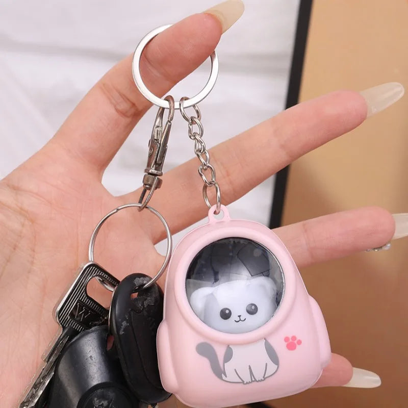 Glowing Bear Astronaut Keychain - Nightlight Key Chain
